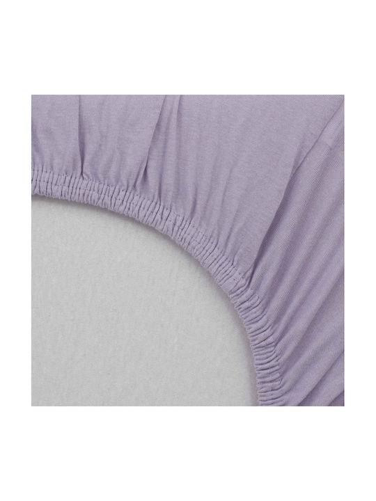 Little Band Детски Чаршаф За Количка Памучен с Ластик Бежов 60x120см