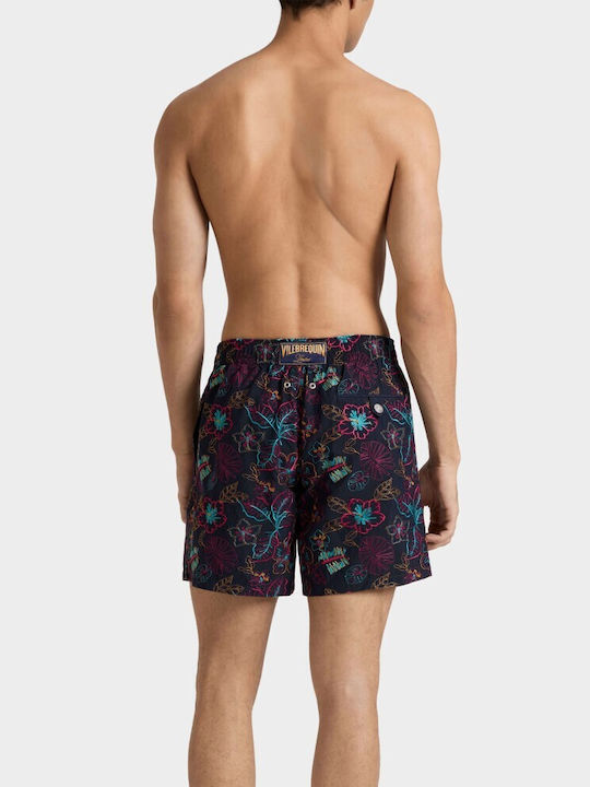 Men's Swimwear Shorts Blue Floral