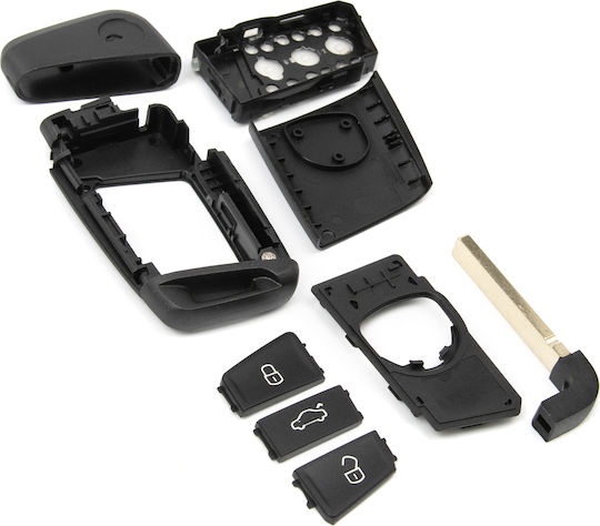 Autoschlüsselhülle Klappbar VW Arteon Skoda Fabia Seat Leon 3 Tasten