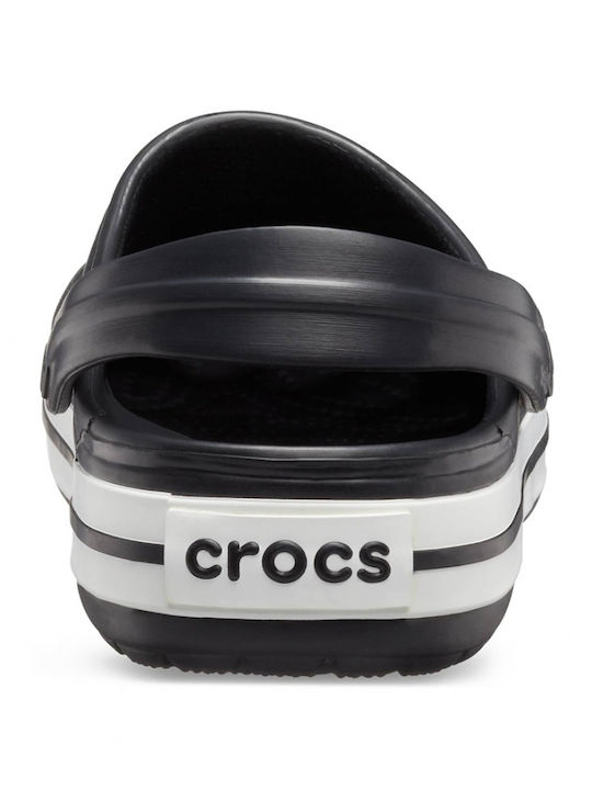 Crocs Crocband Ανδρικά Ανατομικά Σαμπό Μαύρα