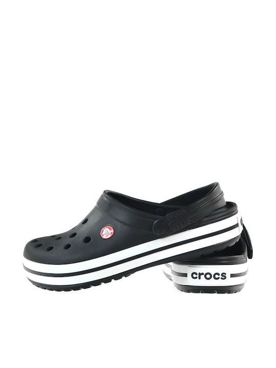 Crocs Crocband Ανδρικά Ανατομικά Σαμπό Μαύρα