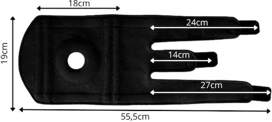Verk Group Kniebandage Strap Neopren mit Loch