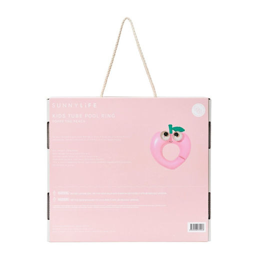 Kids' Swim Ring Kiddy Float Poppy Peach Pink Sunnylife