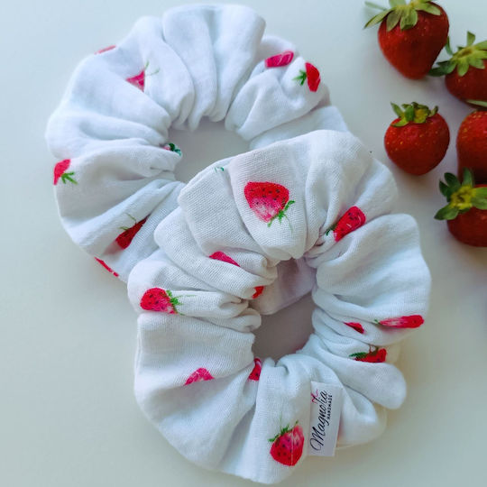 Magnolia Handmade Scrunchie Tutti Frutti (Τυχαία Επιλογή)
