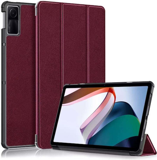 Калъф За Таблет Xiaomi Redmi Pad Skyddar Innovation Мултиъгълна Стойка Функция Сън Събуждане Foldpro Червен Комплект Стикер