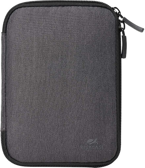 Rivacase Suzuka Universal Waterproof Travel Pouch 2 Compartments Dark Grey