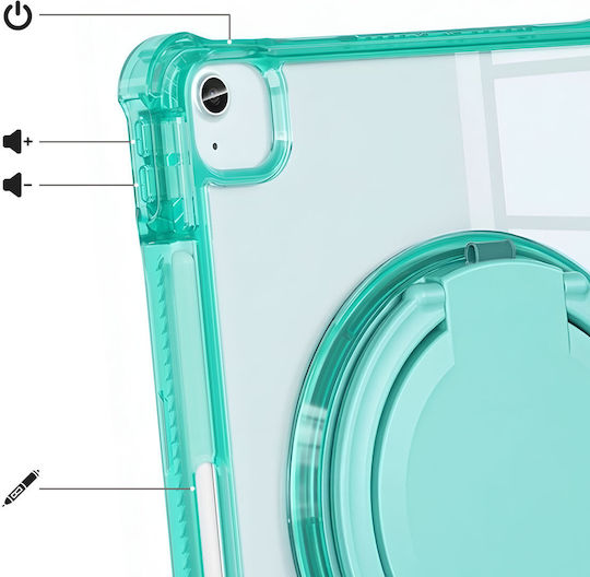Avizar Tablet Hülle Ipad Pro 11 2026 In Stoßfester Silikon Handgriff Schultergurt Türkis