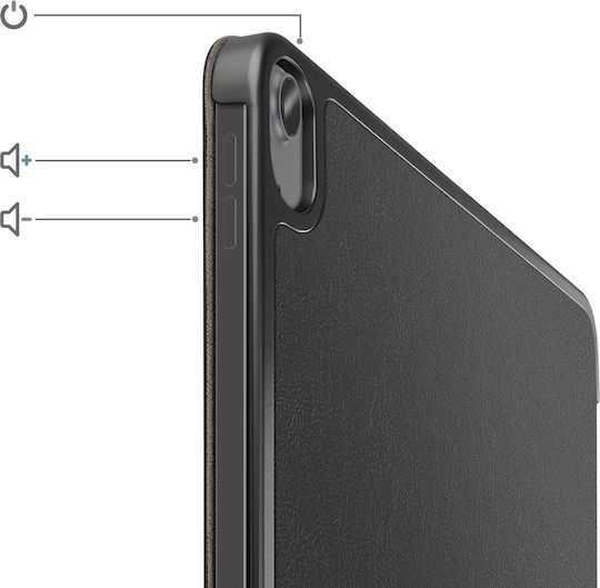 Avizar Case Ipad Air 13" 2025 Modular Support Trifold Design Black