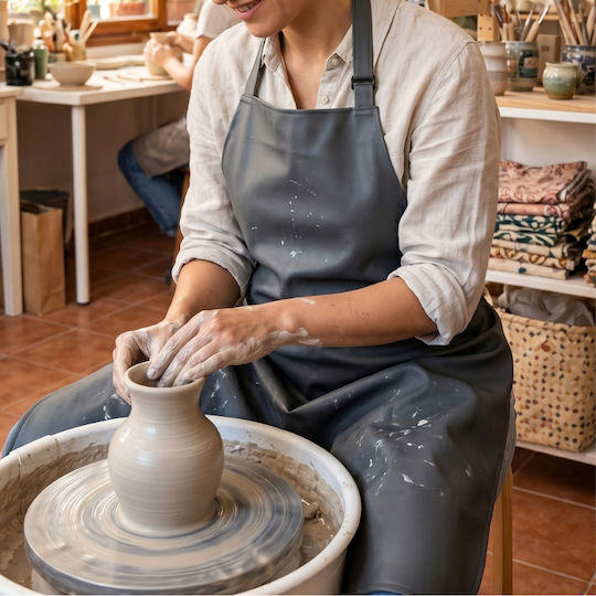 Tips Șorț Chef Corp întreg Gri