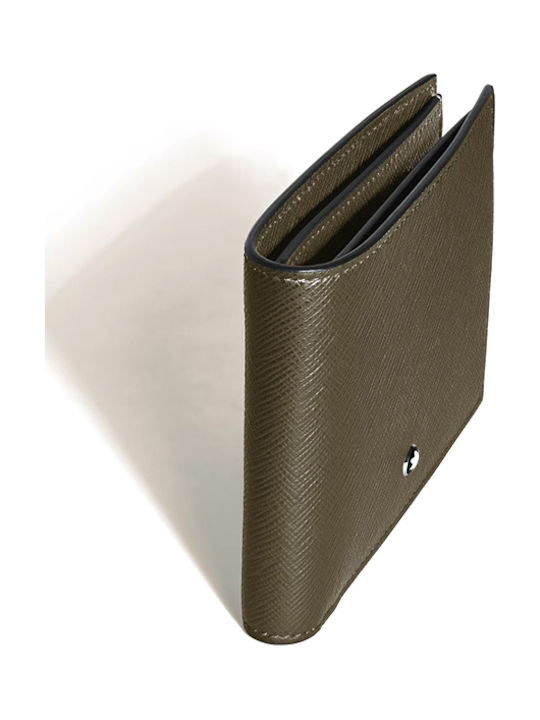 Sartorial Leder Herrenbrieftasche Khaki