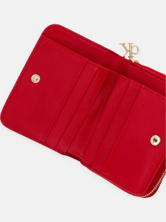 Wallet Δερμάτινο Γυναικείο Πορτοφόλι Καρτών Κόκκινο