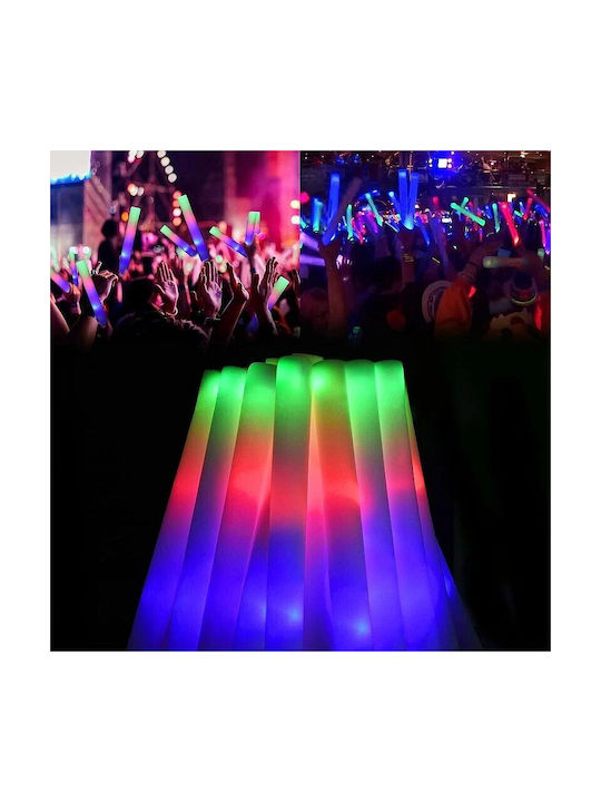 Set 10 Bețe LED din Spumă Lungime 46 Cm Petreceri