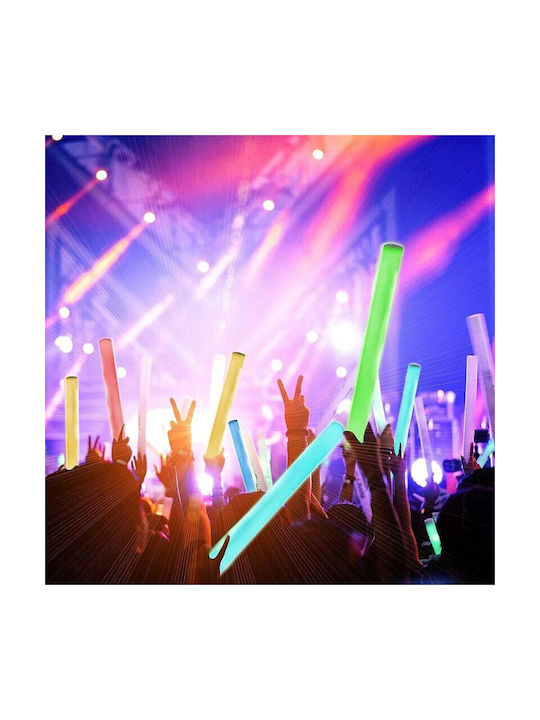 Set 10 Foam Led Sticks 46 Cm Length Parties