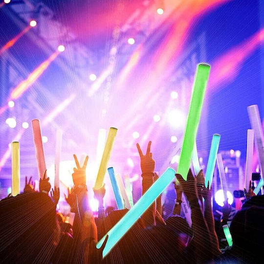 Set 10 Foam Led Sticks 46 Cm Length Parties