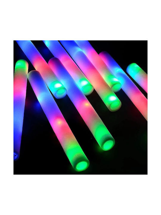 Set 10 Foam Led Sticks 46 Cm Length Parties