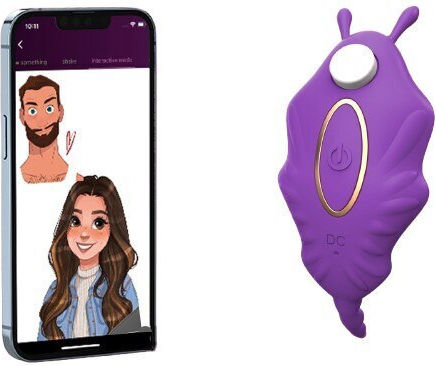 SMD Klitoris Vibrator mit Fernsteuerung Lila