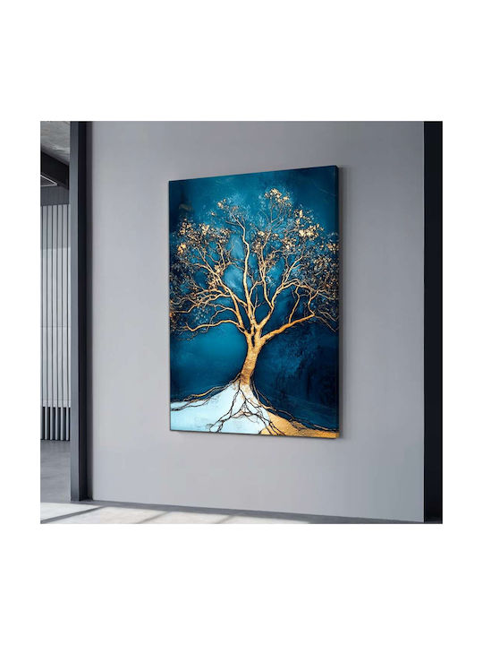 Canvas Painting "Golden Tree" Megapap Digital Print 70x100x3cm