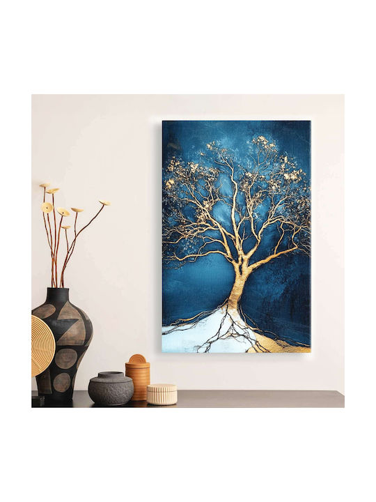 Canvas Painting "Golden Tree" Megapap Digital Print 70x100x3cm