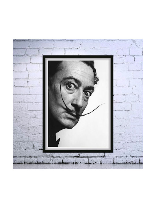 Poster Salvador Dalí Prt015 40cm X 50cm Premium Black Wooden Frame