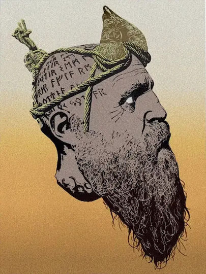 God Of War Mimir Ξύλινο