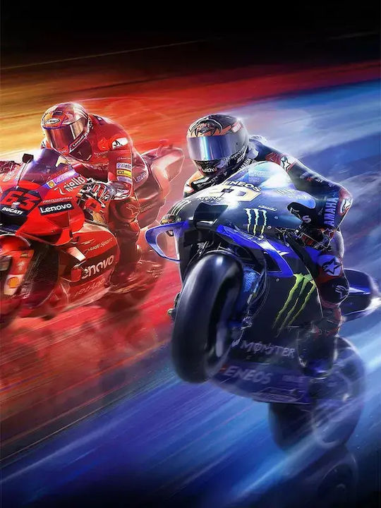 Poster Motogp Francesco Bagnaia Vs Fabio Quartararo Gp007 40cm X 50cm Premium Μαύρο Ξύλινο Κάδρο