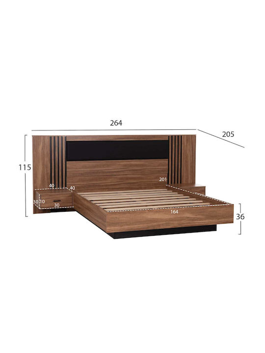 Спален Комплект Меламин 160x200см 5 Бройки