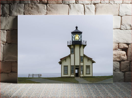 Gemälde Lighthouse By Ocean Leuchtturm Neben Dem Ozean 120x80