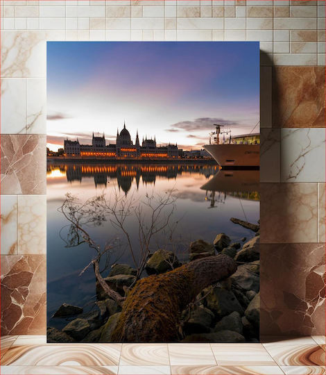 Evening Reflections Of Parliament Building Απογευματινοί Προβληματισμοί Του Κτιρίου Της Βουλής