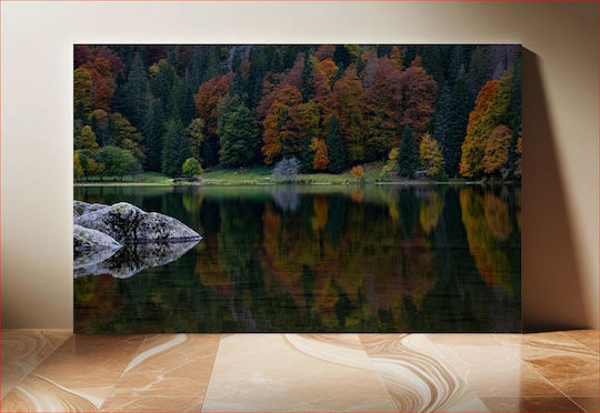 Autumn Reflections By The Lake Φθινοπωρινές Αντανακλάσεις Δίπλα Στη Λίμνη 1