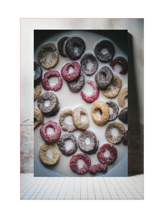 Панел Colorful Cereal In Milk Полихромни Зърнени Храни В Мляко 70x100