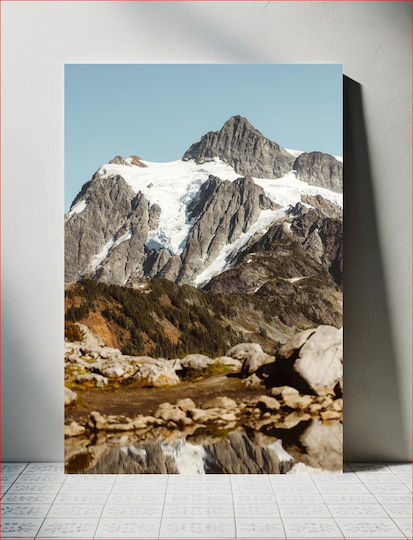 Πίνακας Mountain Reflection Αντανάκλαση Βουνού 70x100 Πίνακας Mountain Reflection Αντανάκλαση Βουνού 70x100