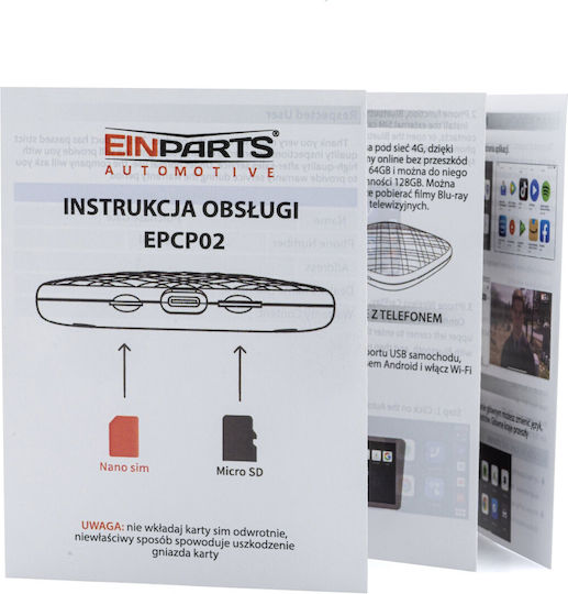 Einparts Epcp02 Drahtloser Carplay Android Auto Modul für Autos