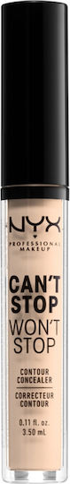 NYX Professional Makeup Can't Stop Won't Stop Contour Liquid Concealer 4 Light Ivory 3.5ml