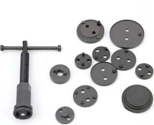 Brake Piston Tool Kit Zola 23 Pieces Universal Adapters Brake Calipers Steel Storage Box