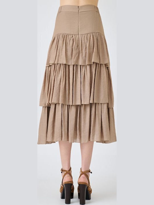 Midi Skirt Beige