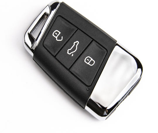 Дистанционно Ключ За Кола Vw Golf Skoda Fabia Seat Ateca 3 Бутона