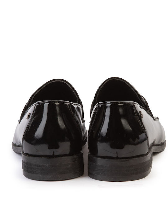 Leather Men's Moccasins in Black Colour