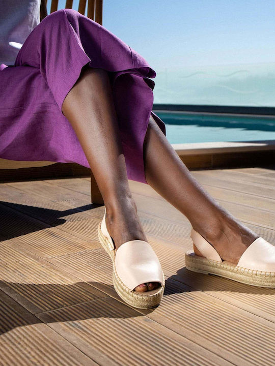 Flatform Espadrilles Beige