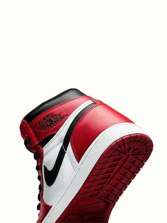 Poster Chicago Air Jordan 1 Snk41a 40cm X 50cm White Wooden Frame