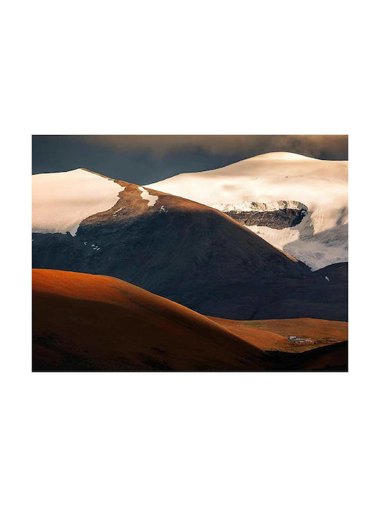 Poster Mountain Pst25134 40cm X 50cm Premium Black Wooden Frame