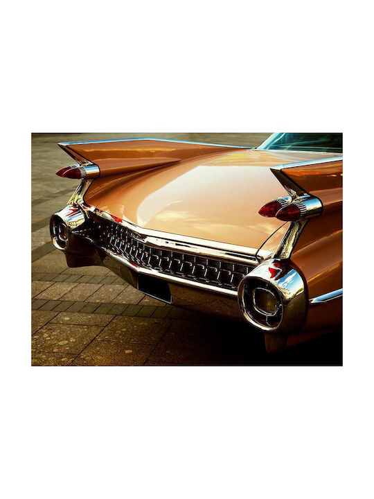 Poster Retro Car Pst2591 40cm X 50cm Premium Μαύρο Ξύλινο Κάδρο