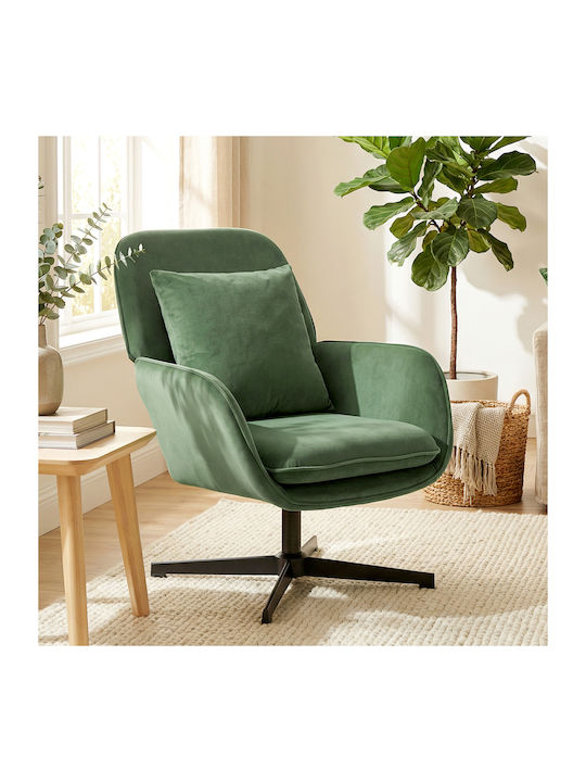 Relax Drehbarer Grüner Sessel 73x83.5x85cm