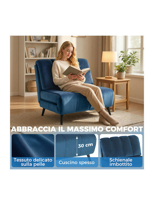 HomCom Polyrθrona Krebati Blau 88x92x88cm