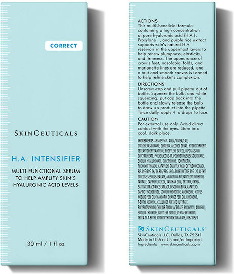 SkinCeuticals H.A. Intensifier Αντιγηραντικό Serum Προσώπου με Υαλουρονικό Οξύ 30ml