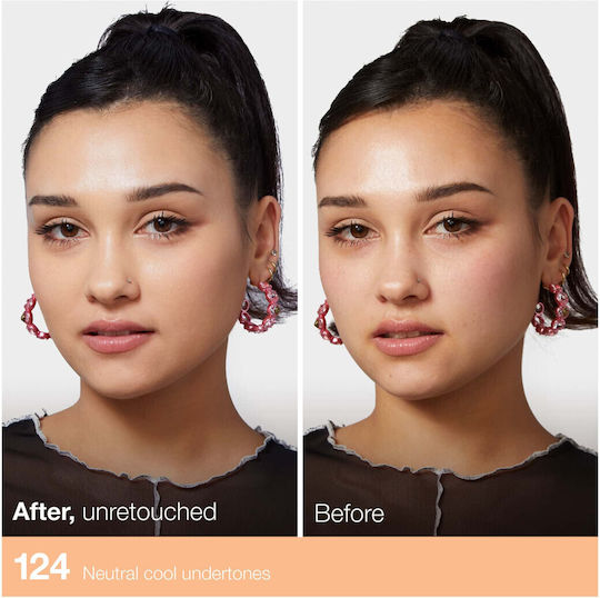 Maybelline Fit Me Matte + Poreless Liquid Foundation 124 Soft Sand 30ml
