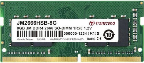 Transcend JetRam DDR4 with Module 1x16GB and Speed 3200 for Laptop