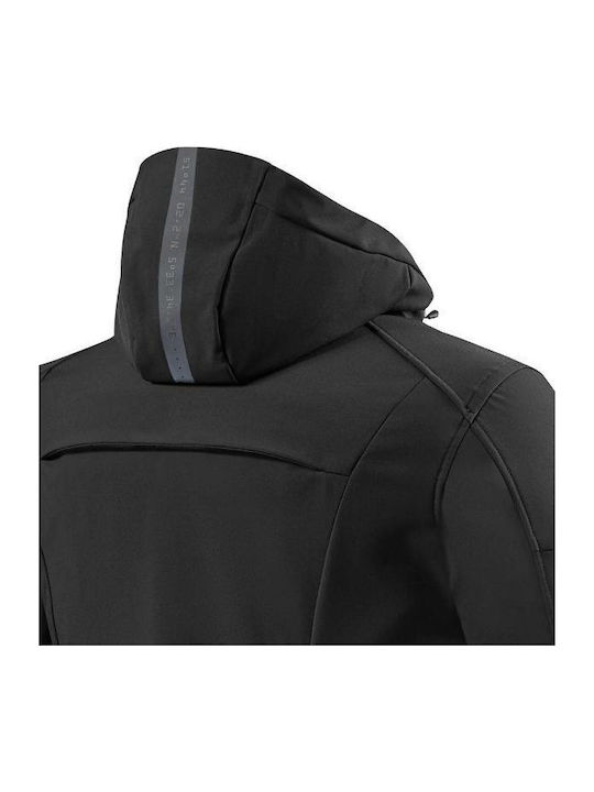 Rev'IT Afterburn H2O Winter Men's Motorcycle Jacket Softshell Waterproof Black