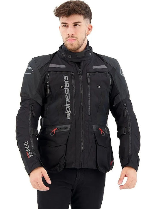 Alpinestars Bogota Pro Ανδρικό Μπουφάν Μηχανής 4 Εποχών Αδιάβροχο Black/Whiite