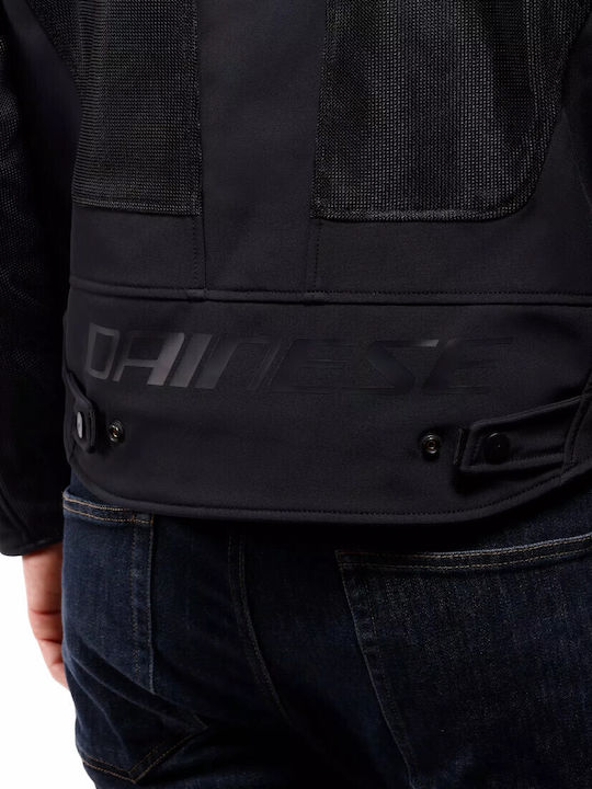 Dainese Super Sprint Air Tex Χειμερινό Γυναικείο Μπουφάν Μηχανής Softshell Αδιάβροχο Black/White