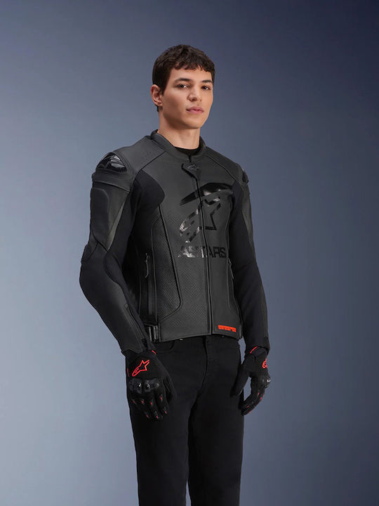 Alpinestars Gp Plus V4 Bărbătesc Geacă de motocicletă 4 Sezoane Negru